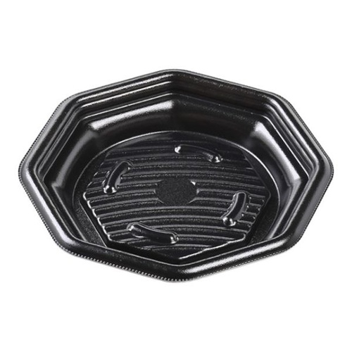 惣菜容器 MFPグラブ八角 18-18 本体 黒 エフピコ