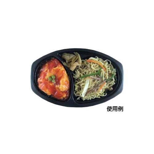 シーピー化成 カレー容器 BFカレー内6 黒 本体 発泡