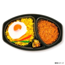 シーピー化成 カレー容器 BFカレー内6 黒 本体 発泡
