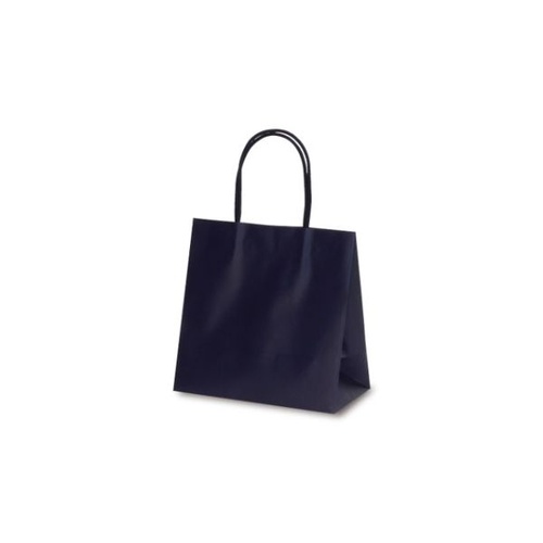 紙手提袋 1077 マットバッグ SS ネイビー ベルベ