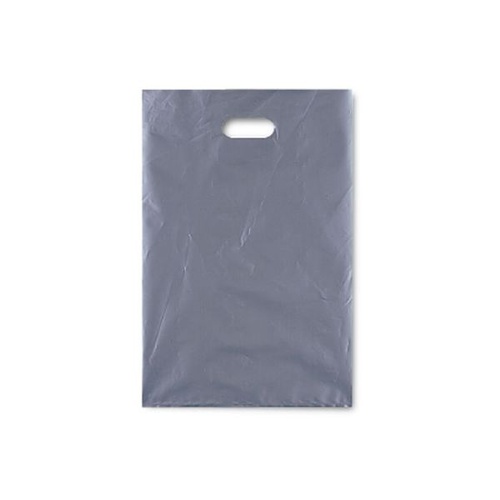 レジ袋 4191 ポリ手提袋 シティバッグ シルバー M ベルベ