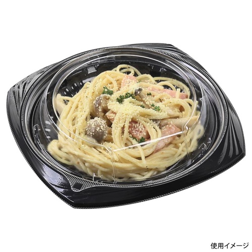 惣菜容器 MSDコリーナデリ20 本体 黒 エフピコ