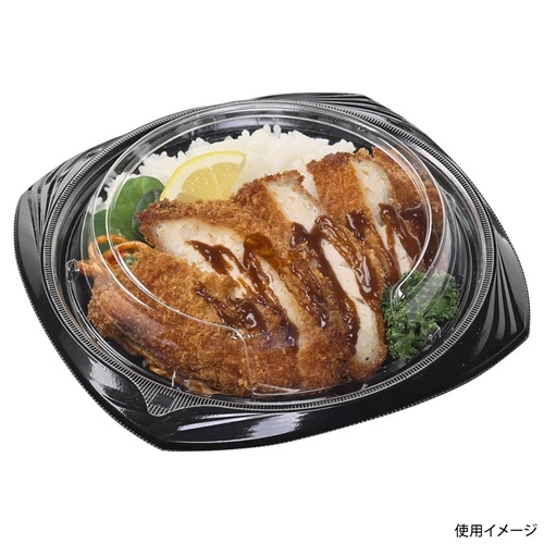 惣菜容器 MSDコリーナデリ22 本体 黒 エフピコ