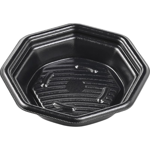 惣菜容器 MFPグラブ八角 18-18(40) 本体 黒 エフピコ