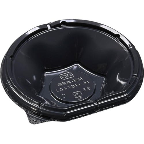 どんぶり容器 MSD半月丼 16-15(40) 黒 エフピコ