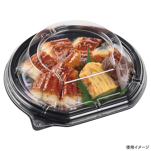 どんぶり容器 MSD半月丼 16-15(40) 黒 エフピコ