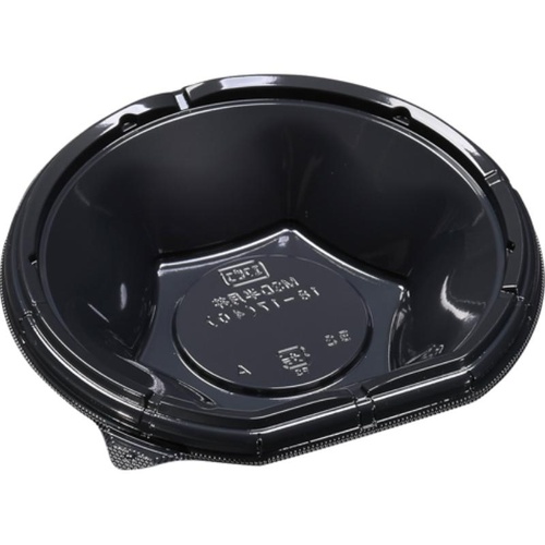 どんぶり容器 MSD半月丼 18-17(40) 黒 エフピコ