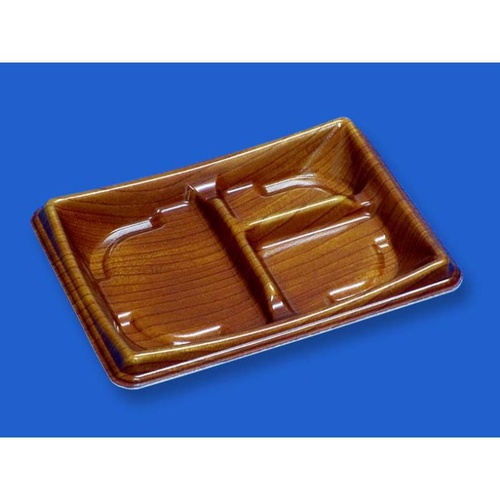 軽食容器 D’sプラスP23-16-E BW デンカポリマー