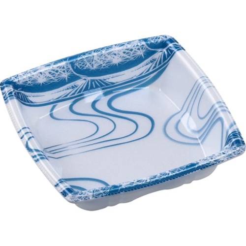 鮮魚トレー 角盛鉢12-12(30) 本体 水紋青 エフピコ