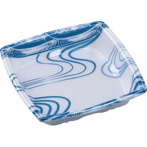 鮮魚トレー 角盛鉢12-12(25) 本体 水紋青 エフピコ