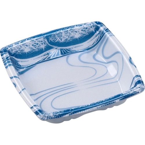 鮮魚トレー 角盛鉢11-11(25) 本体 水紋青 エフピコ