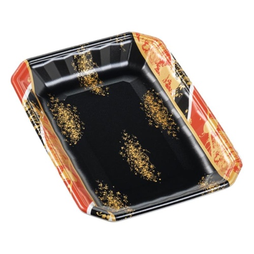 発泡トレー メガプレート20-28(30)平 流華赤 エフピコ