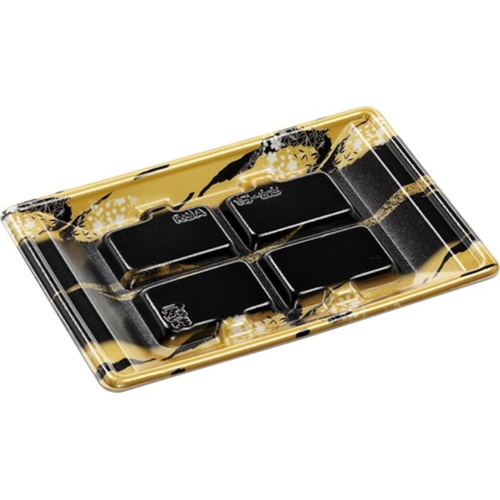 発泡トレー RSA15-22 山水黒金 エフピコ