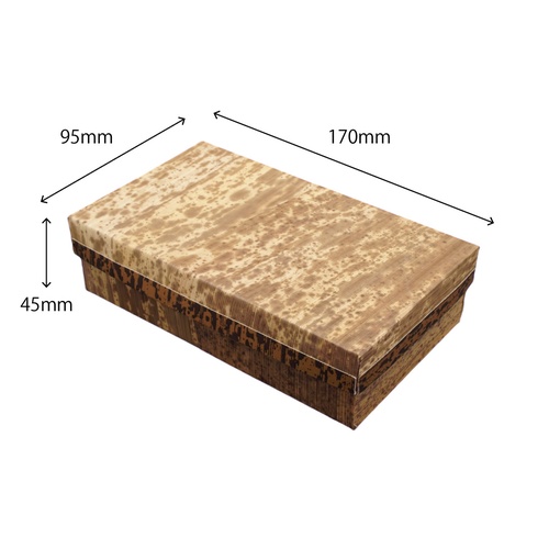 どんぶり容器 ハイブリッド竹皮BOX 蓋セット MXH-8H【weeco】 松本