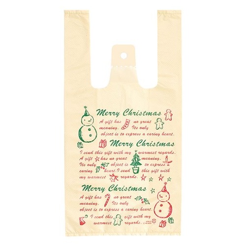 レジ袋 クリスマススノーパーティー レジ袋-S(100枚) ヘッズ