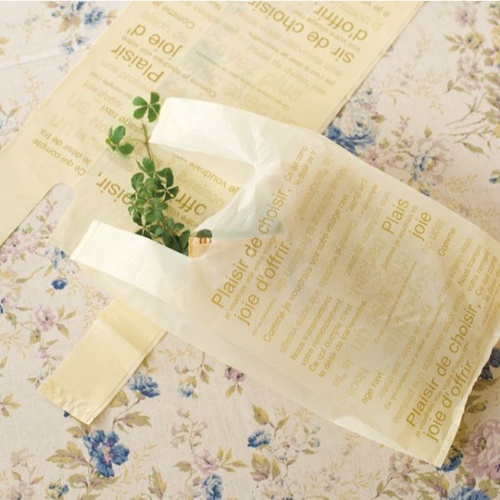 レジ袋 カフェオレレジバッグ-L(100枚) ヘッズ