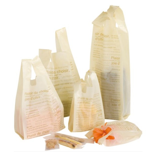 レジ袋 カフェオレレジバッグ-M(100枚) ヘッズ