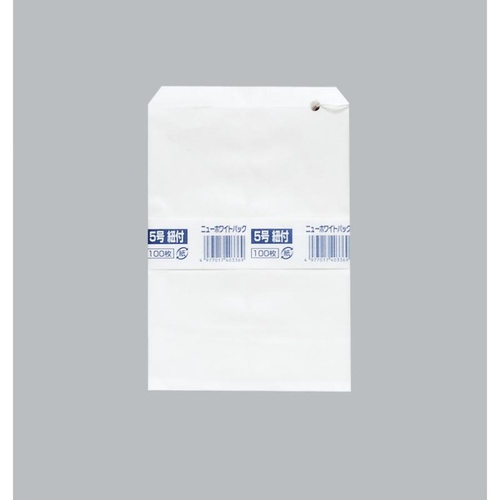 惣菜向け平袋 ニューホワイトパック 5号 紐付 福助工業