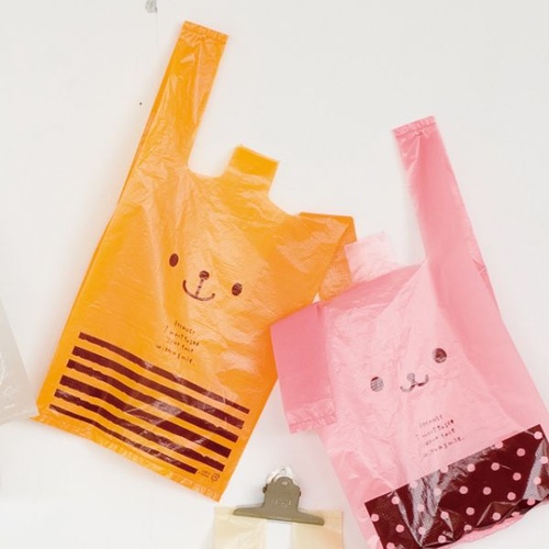 レジ袋 うさこレジバッグ-L(100枚) ヘッズ