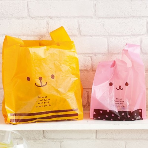 レジ袋 うさこレジバッグ-L(100枚) ヘッズ