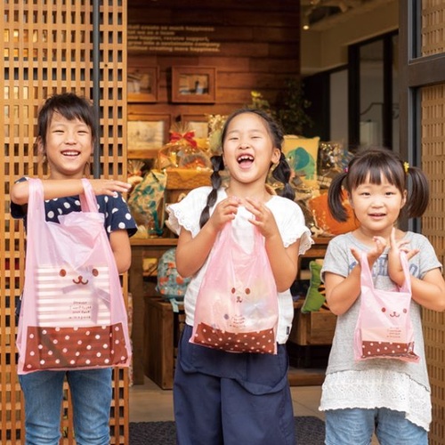 レジ袋 うさこレジバッグ-L(100枚) ヘッズ