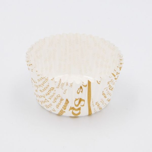 ベーキングカップ JP 黄土英字新聞 8号 30F 平野紙器