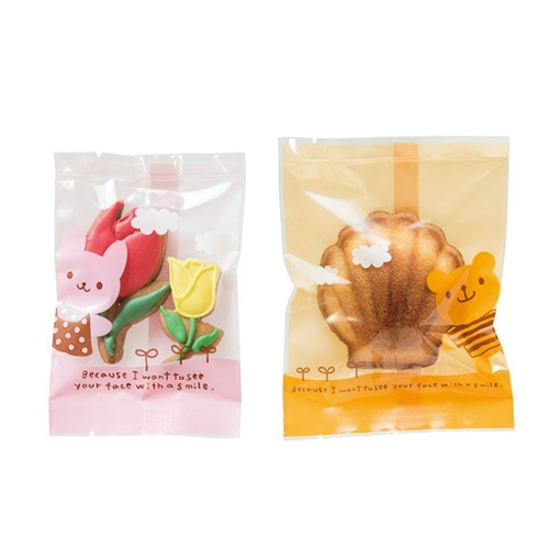 テープ無 OPP袋 キャンディベアスイーツパック クリア-3(100枚) ヘッズ