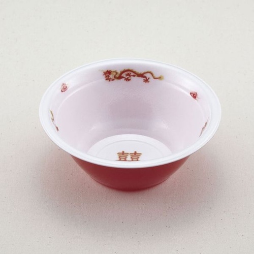弁当容器 ラーメン 小(本体)龍外赤 青葉紙業