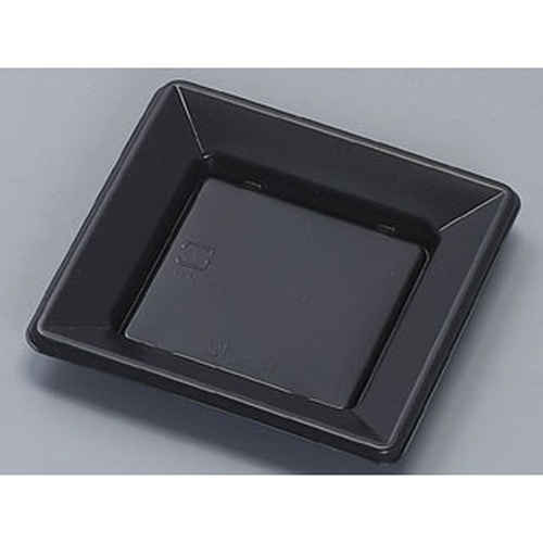 軽食容器 福皿 12H黒 新 福助工業