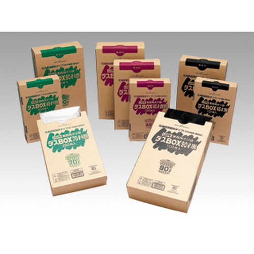 箱入ゴミ袋 ダスBOX LDBOX25-45 透明 福助工業