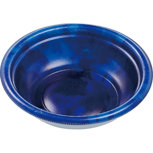 惣菜容器 MFPデリプレ丸15 本体 カフェブルー エフピコ