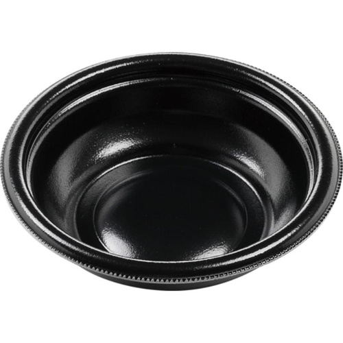惣菜容器 MFPデリプレ丸15 本体 黒 エフピコ