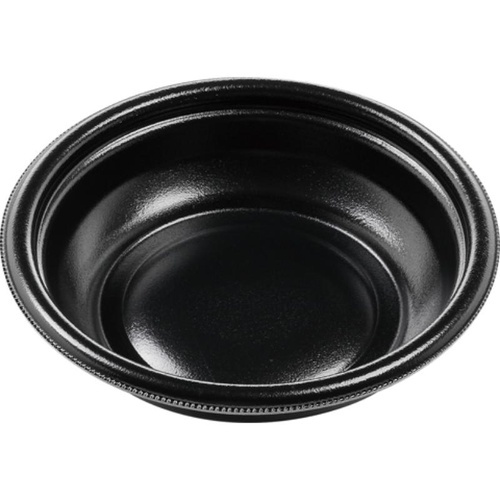 惣菜容器 MFPデリプレ丸17 本体 黒 エフピコ