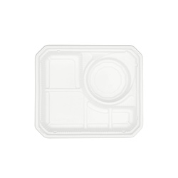 シーピー化成 弁当容器 BFランチ内77-1 ホワイト 本体