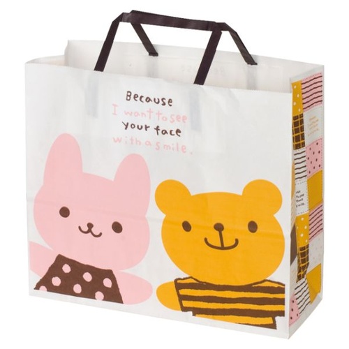 紙手提袋 ウサクマペーパーバッグ-3(50枚) ヘッズ