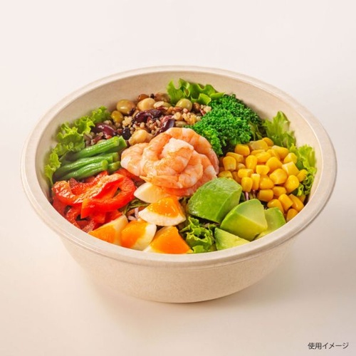 どんぶり容器 MPD-14 ナチュラル 本体 丸紅プラックス