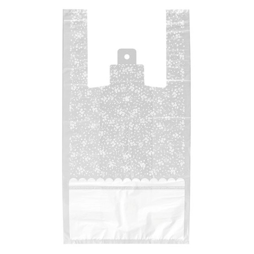 レジ袋 プチフラワーレジバッグ-M(100枚) ヘッズ