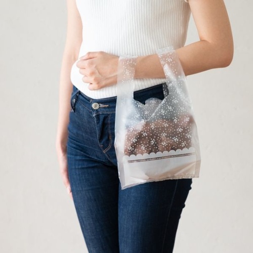 レジ袋 プチフラワーレジバッグ-S(100枚) ヘッズ