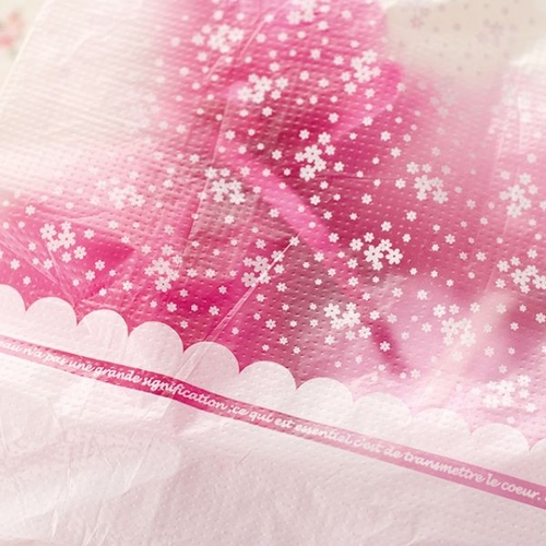 レジ袋 プチフラワーレジバッグ-S(100枚) ヘッズ