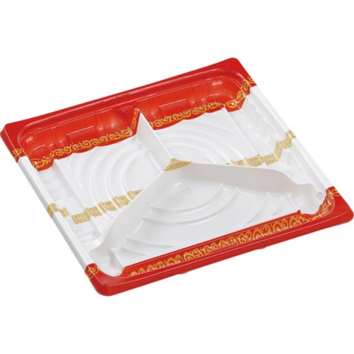 惣菜容器 FTプレイン18-18-3(20) 唐草紋 エフピコ