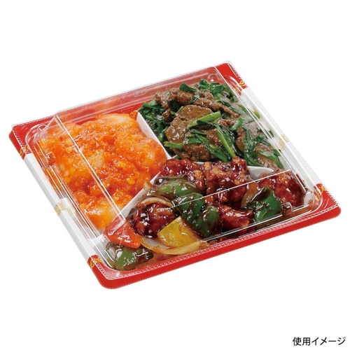 惣菜容器 FTプレイン18-18-3(20) 唐草紋 エフピコ