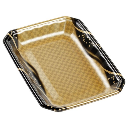 発泡トレー メガプレート20-28(30)平 波格子金 エフピコ