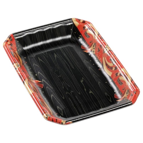 発泡トレー メガプレート20-28(30)平 舞姫赤 エフピコ