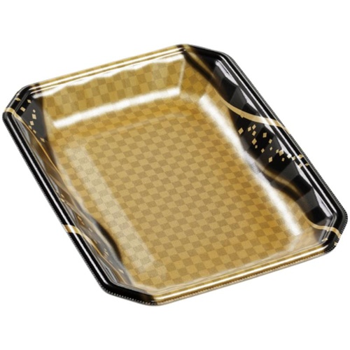 発泡トレー メガプレート20-26(30)平 波格子金 エフピコ