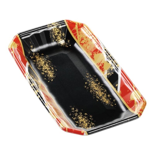 発泡トレー メガプレート27-15(30)平 流華赤 エフピコ