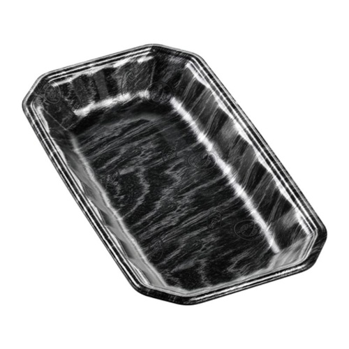 発泡トレー メガプレート27-15(30)平 エコ黒木銀 エフピコ