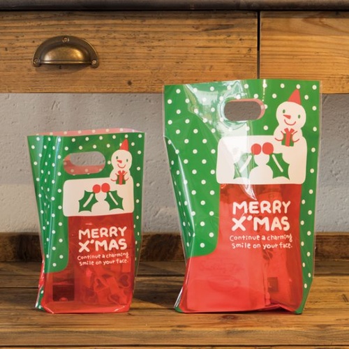 スタンド袋 クリスマススノーマン PPスタンドバッグ-2(50枚) ヘッズ