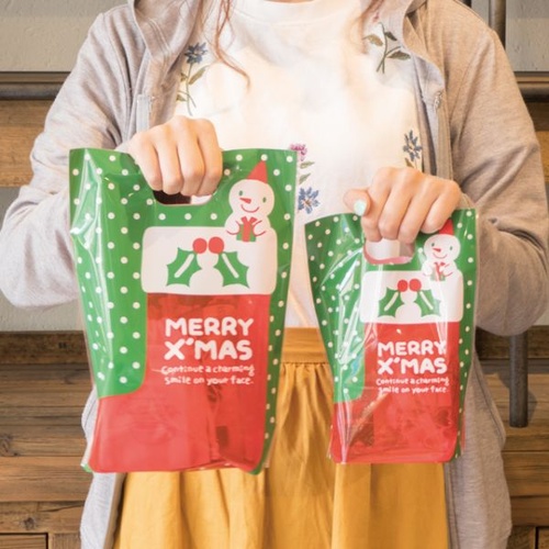 スタンド袋 クリスマススノーマン PPスタンドバッグ-2(50枚) ヘッズ