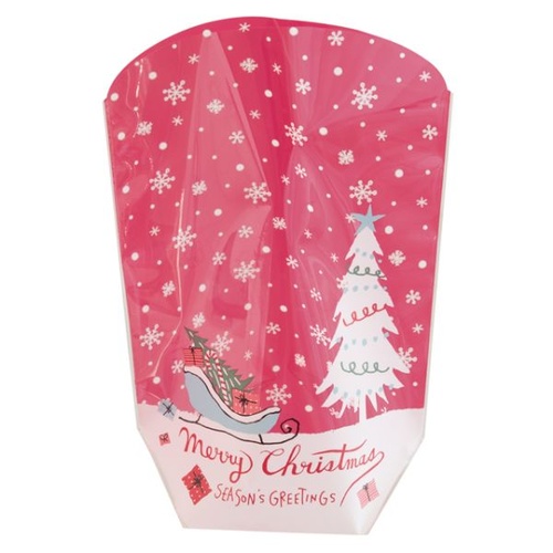 スタンド袋 クリスマスミントブルー OPPスタンドバッグ-3(50枚) ヘッズ