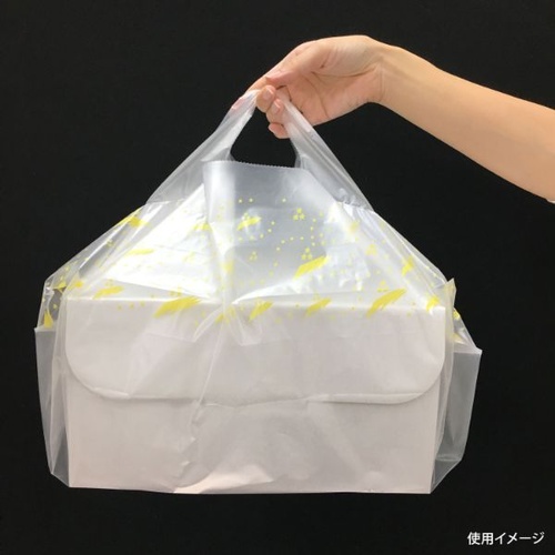 レジ袋 バンバンバッグ ケーキ用(小) 星柄 まつもと合成